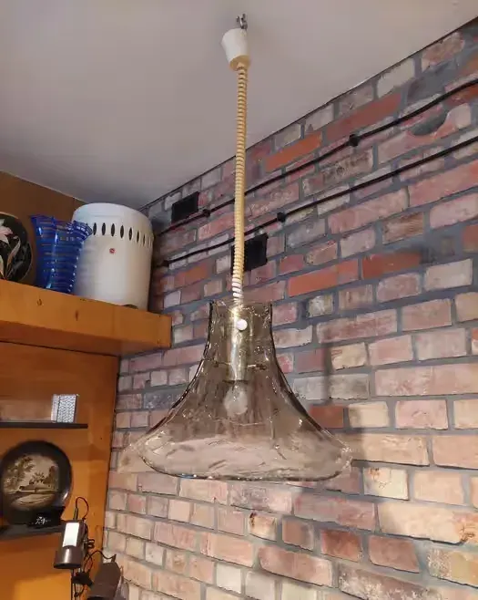 Lampa wiszaca ze szkla Murano proj.Carlo Nasona — praca twórcy Robert na Freshwall Marketplace