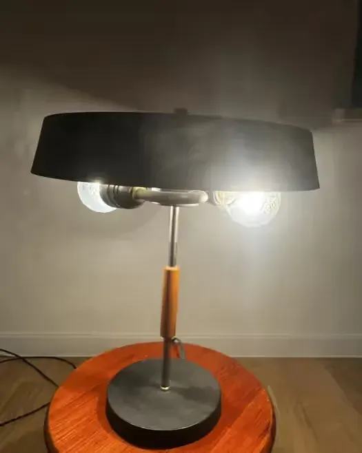 LUMET Poznan A4001 V2 lampa stolowa PRL modernizm lata 60 70 — praca twórcy MICHA-EL na Freshwall Marketplace