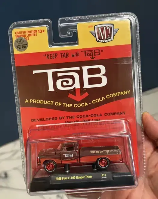 M2 Machines 1969 Ford F-100 Ranger Truck TAB Coca Cola CHASE 750szt na świat! 1:64 — praca twórcy Michał na Freshwall Marketplace