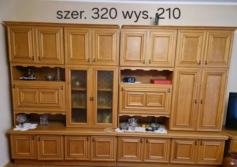Meblościanka i stoliki okolicznościowe Vintage lata 70-te — praca twórcy witko.spec na Freshwall Marketplace