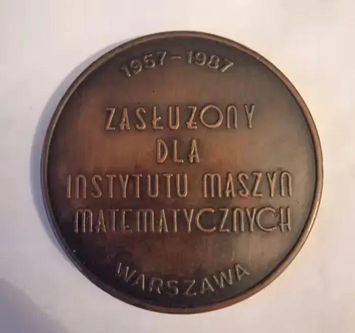 Medal za zasługi dla Instytutu Maszyn Matematycznych — praca twórcy Mirosław na Freshwall Marketplace