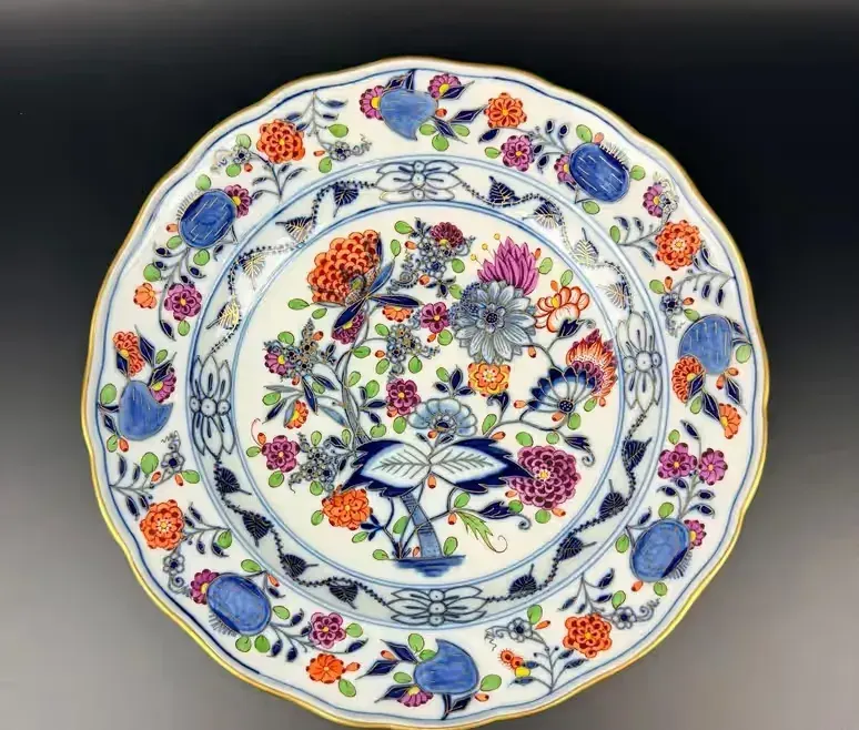 Miśnia XVIII w. Hausmaler wzór cebulowy — praca twórcy RAJ ART WODZKI na Freshwall Marketplace