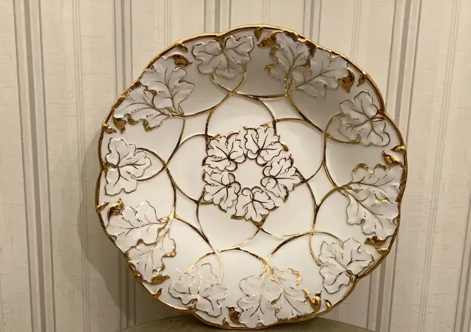 Miśnia złocona patera / talerz 28 cm stan witrynowy - Meissen — praca twórcy Grzegorz na Freshwall Marketplace