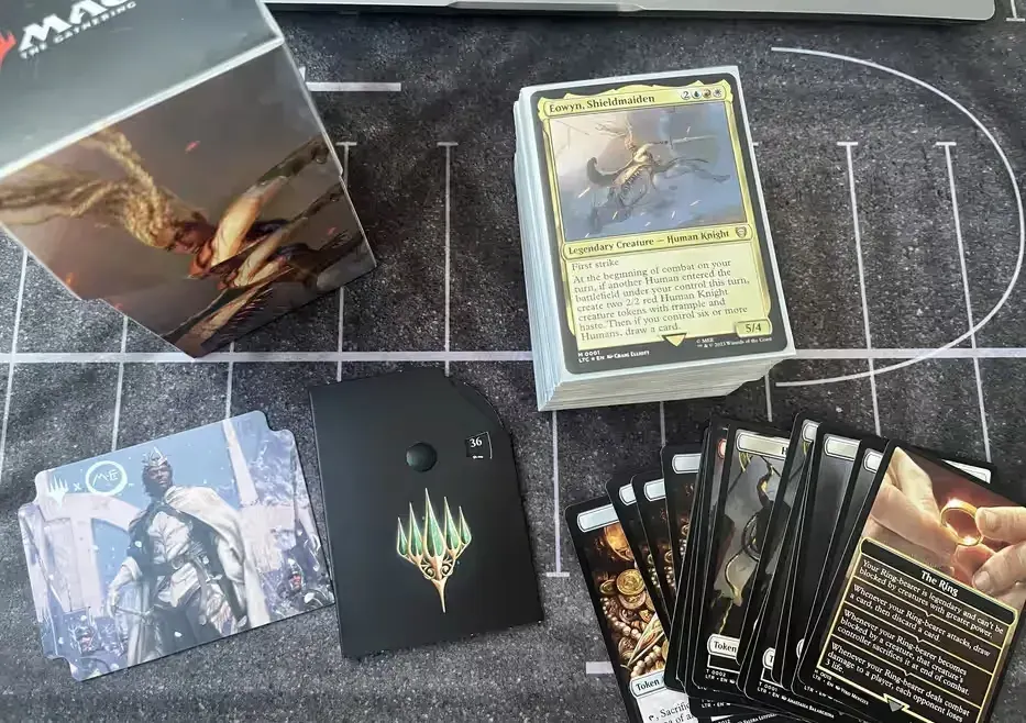 MTG talia deck Commander LotR Riders of Rohan mega upgrade, wladca pierscieni, Universe Beyond — praca twórcy Slawek na Freshwall Marketplace