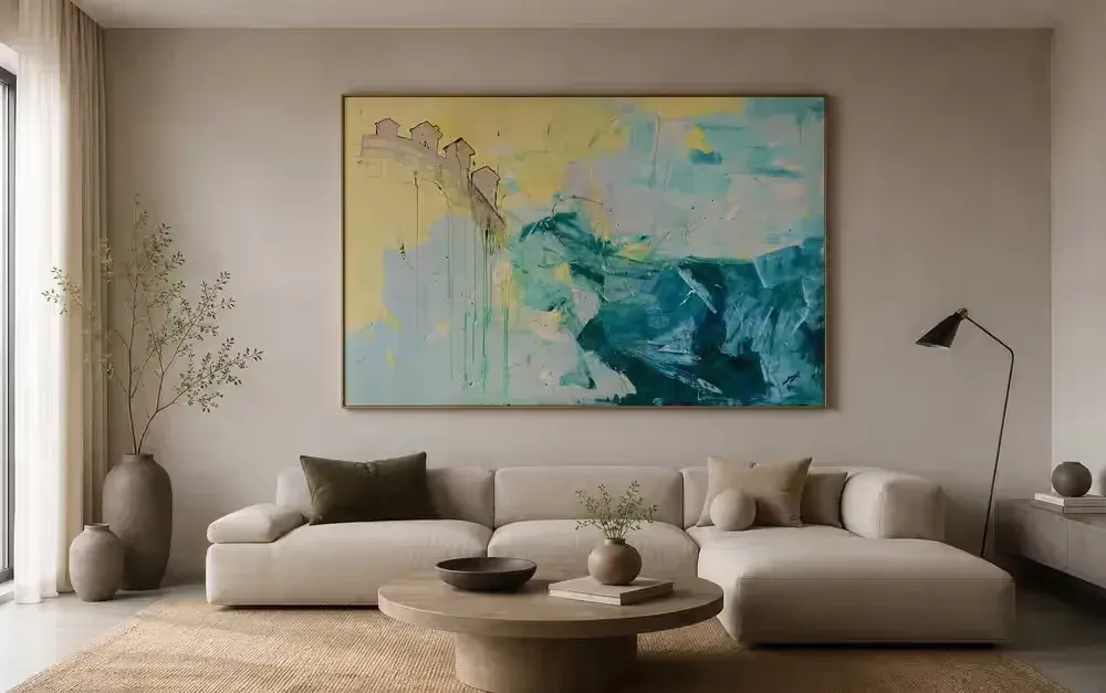 «Na małej planecie» Akryl na płótnie 100x150 cm — praca twórcy Vadzim na Freshwall Marketplace