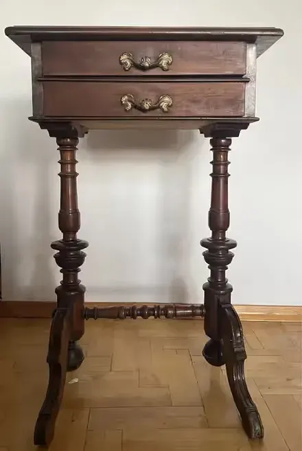 Niciak Konsola drewniana retro eklektyczny vintage barok szafka nocna — praca twórcy Off na Freshwall Marketplace