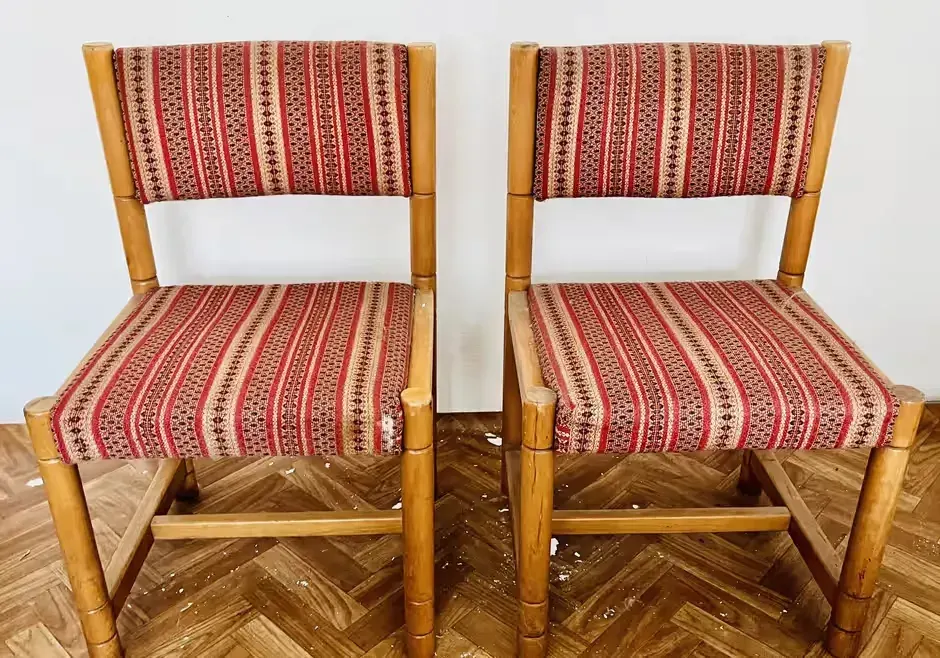Niemieckie krzesła z lat 80 — praca twórcy Prz na Freshwall Marketplace