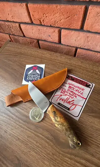 Nóż Trollsky Custom Knives — praca twórcy Patryk na Freshwall Marketplace