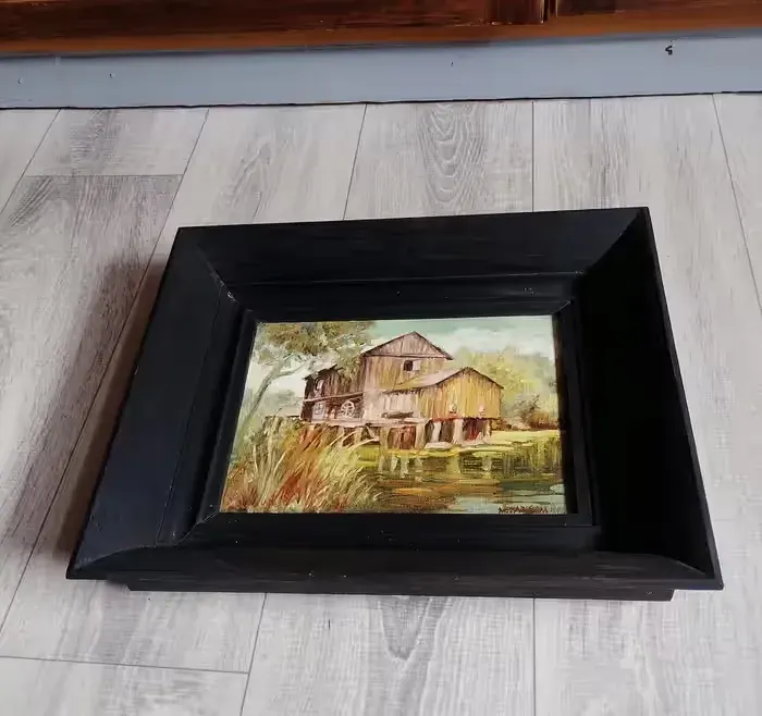 obraz malowany vintage — praca twórcy Znajdyprl na Freshwall Marketplace