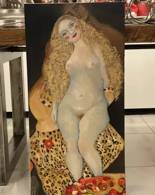 Obraz olejny Gustaw Klimt „Adam i Ewa” — praca twórcy Karolina na Freshwall Marketplace