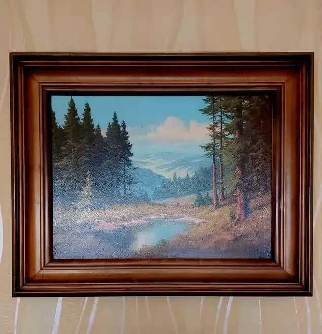 Obraz reprodukcja "Waldesfrieden" a. Johannesa Bochmanna. — praca twórcy Justyna na Freshwall Marketplace