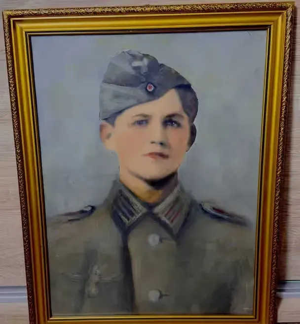 obraz Wehrmacht Portret artylerzysty original ww2 — praca twórcy breslaumilitaria na Freshwall Marketplace