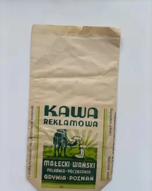 Opakowanie palarnia kawy Kawoń Małecki Wański 1936 rok — praca twórcy Marcel na Freshwall Marketplace