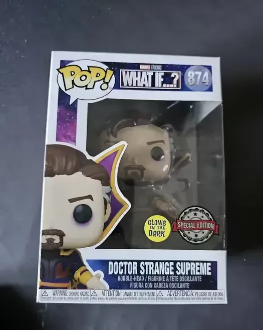 Oryginalny Funko pop Doctor Strange Supreme 874 Glow in the dark — praca twórcy Andrzej na Freshwall Marketplace
