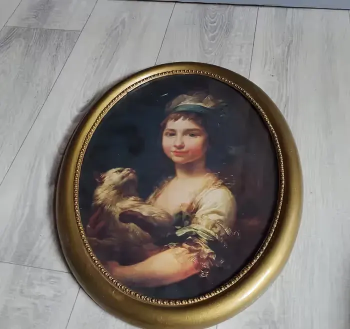 owalny obrazek vintage — praca twórcy Znajdyprl na Freshwall Marketplace