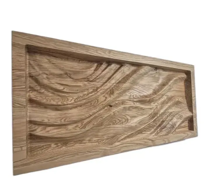 Panel Drewniany Jesion 3D FALE Iluzja Ruchu Dekoracja Ścienna Premium — praca twórcy Graver Studio na Freshwall Marketplace