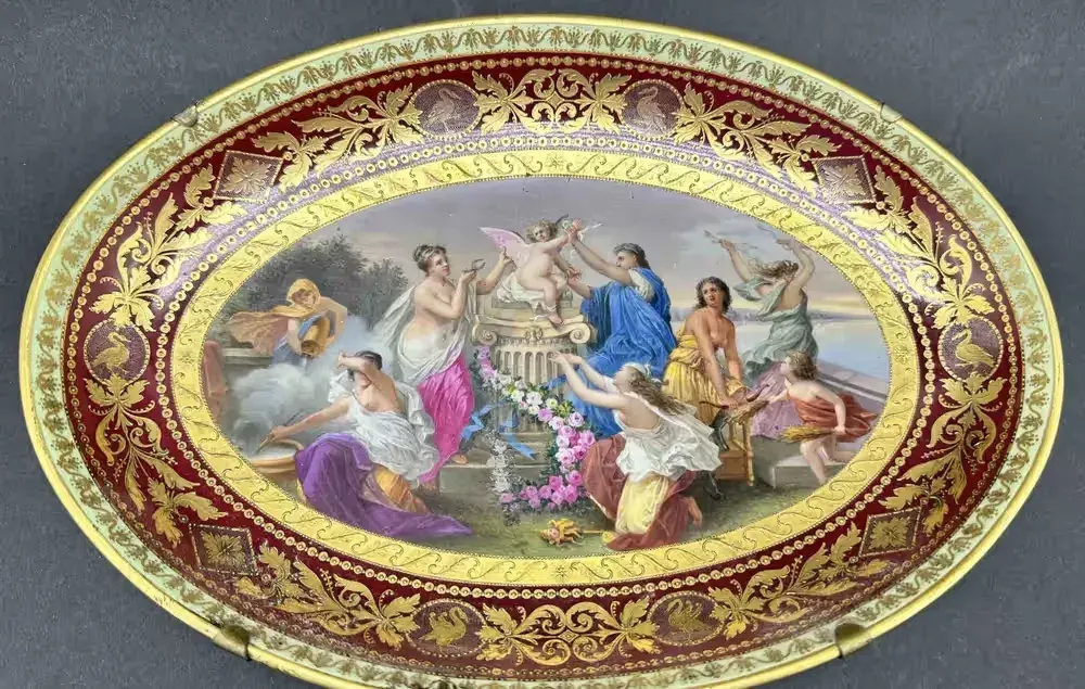 Patera w stylu wiedeńskim, druga połowa XIX w. — praca twórcy RAJ ART WODZKI na Freshwall Marketplace