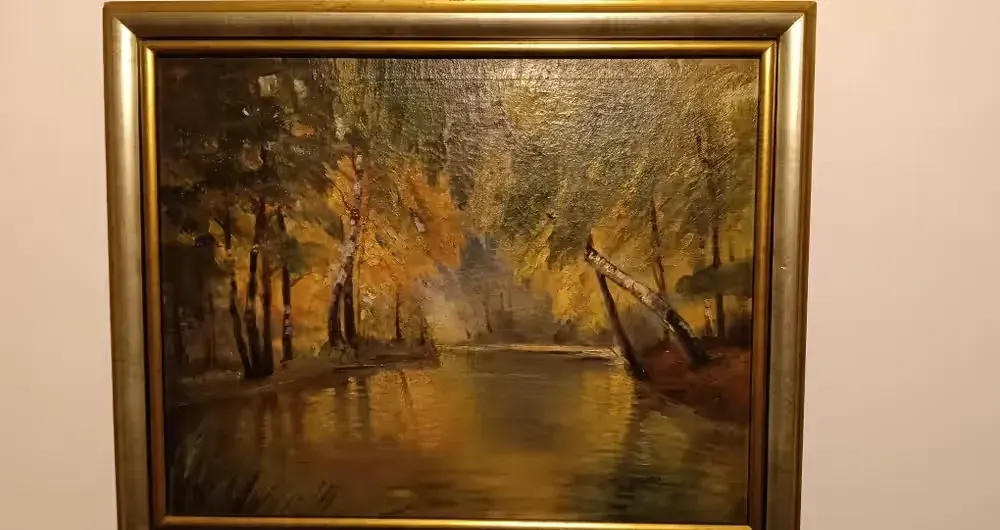 Pejzaż - obraz olejny — praca twórcy earlgrey na Freshwall Marketplace