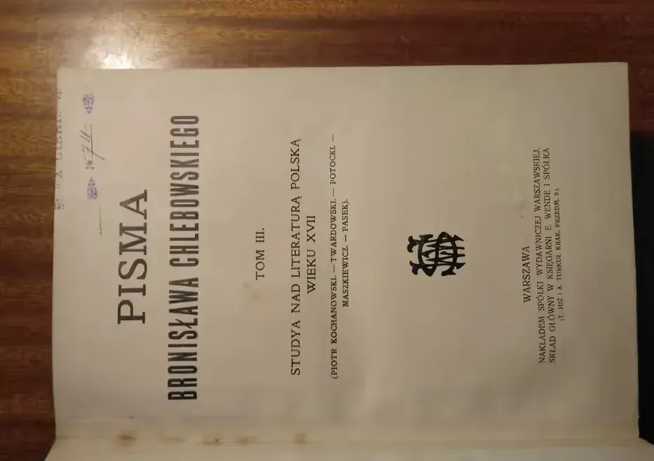 Pisma Bronisława Chlebowskiego T. III-IV - 1912 [A] — praca twórcy Leszek na Freshwall Marketplace