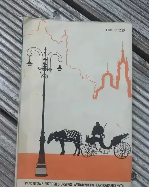 Plan Krakowa z 1972 r. — praca twórcy rareram na Freshwall Marketplace