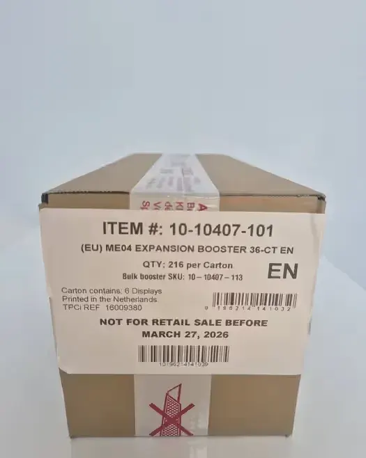 Pokemon Chaos rising case boosterbox sealed — praca twórcy Mateusz na Freshwall Marketplace