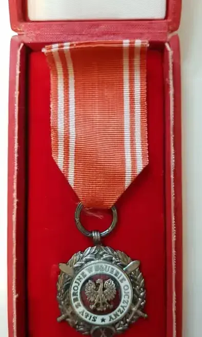 PRL- Medal SIŁY ZBROJNE W Służbie Ojczyzny X srebrny — praca twórcy Przemek na Freshwall Marketplace