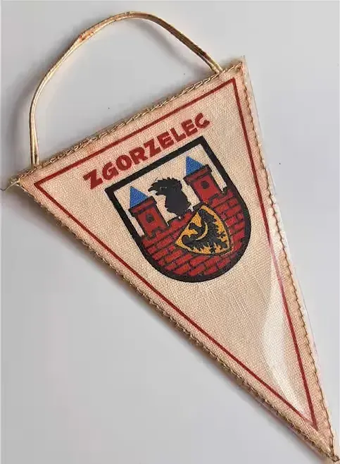 Proporczyk Zgorzelec Herb Polska Orzeł bez korony — praca twórcy Proporczyki z PRLu na Freshwall Marketplace
