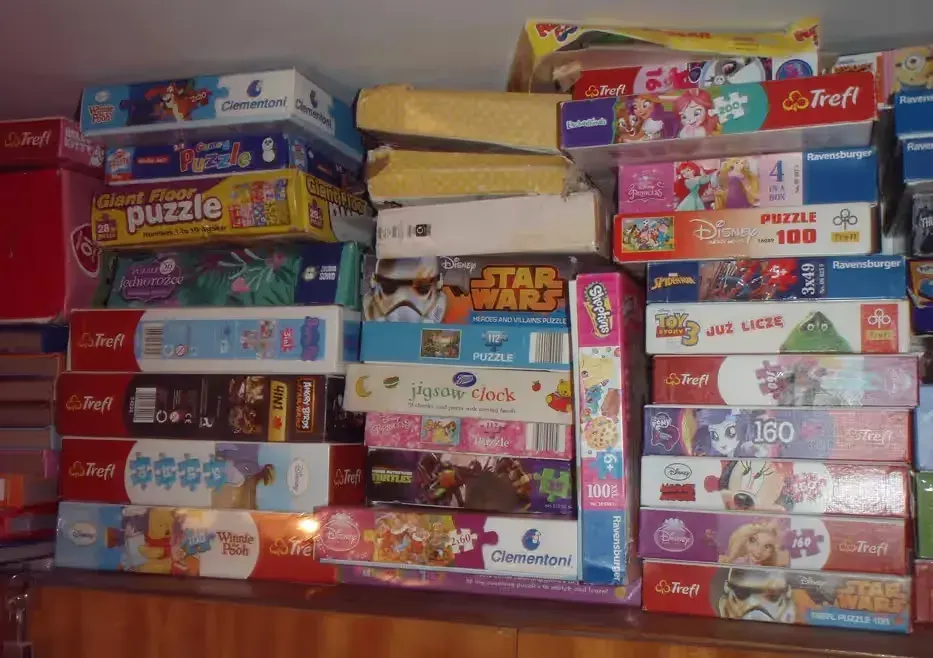 PUZZLE domowa wyprzedaż kolorowe wzory, duża ilość — praca twórcy Puzzle na Freshwall Marketplace