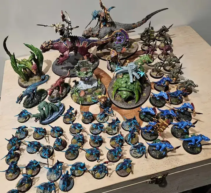 Seraphon Army Warhammer Age of Sigmar — praca twórcy Kamil na Freshwall Marketplace