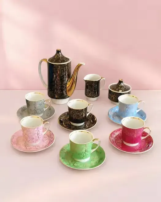 Serwis do kawy Wawel – 6 osób – porcelana PRL – komplet 15 elementów — praca twórcy message777 na Freshwall Marketplace