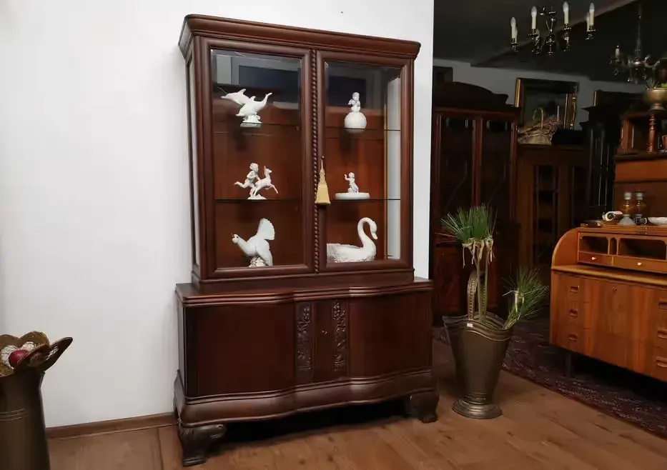 Śliczna dębowa witrynka biblioteczka antyk 708/2025 — praca twórcy Jakub na Freshwall Marketplace