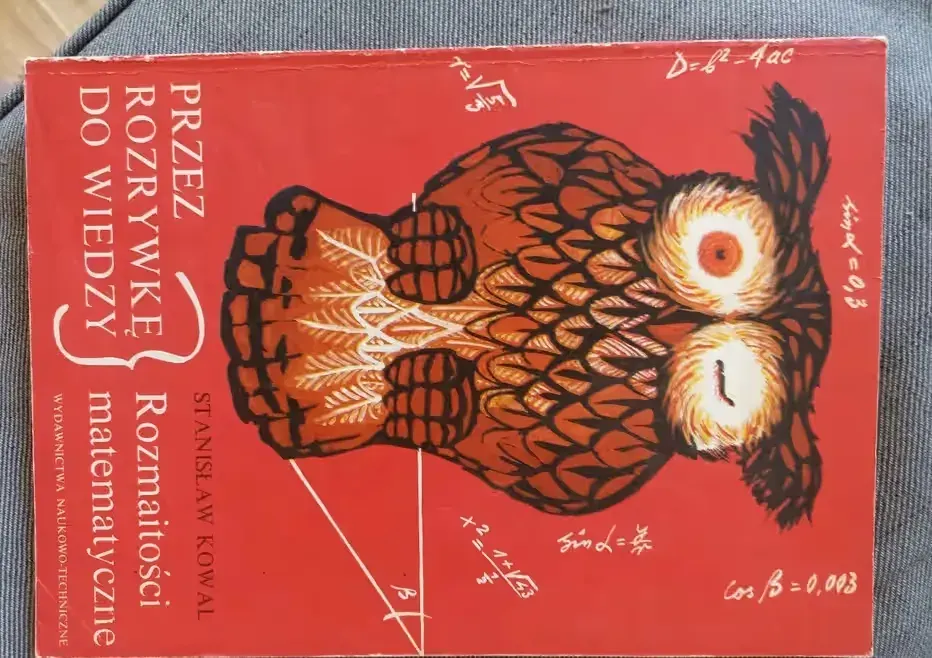 Stara książka "Przez rozrywkę do wiedzy" PRL matematyka — praca twórcy Aga na Freshwall Marketplace