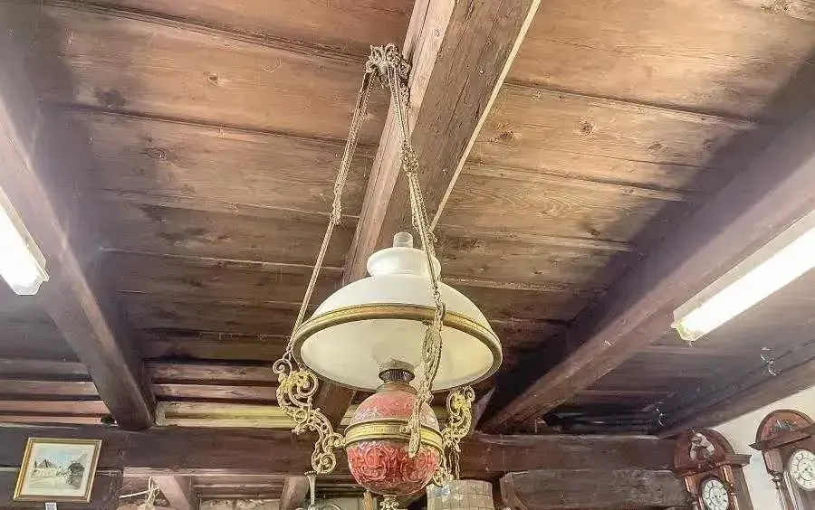 Stara  lampa sufitowa żyrandol — praca twórcy Stefan na Freshwall Marketplace