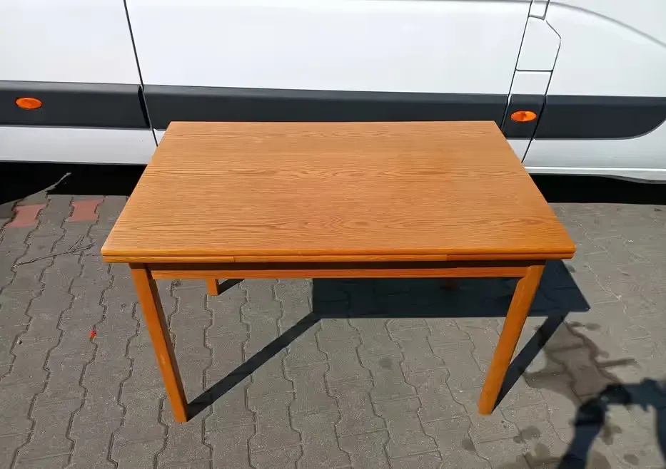 Stół rozkładany drewniany prl vintage old school — praca twórcy Marta na Freshwall Marketplace