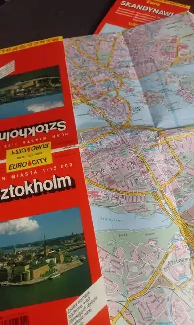 Sztokholm mapa plan miasta — praca twórcy Krzysztof na Freshwall Marketplace