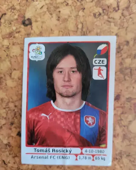 Tomáš Rosický - naklejka Panini — praca twórcy Jakub na Freshwall Marketplace