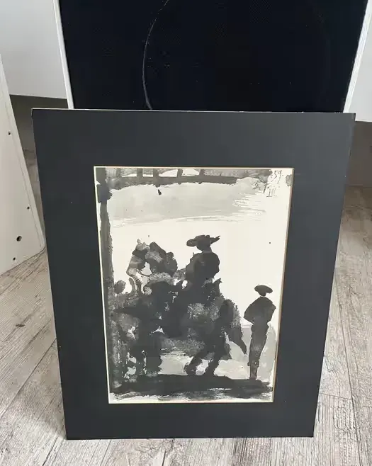 Toros Y Torreros Fotolitografia pablo picasso 1961r oryginał — praca twórcy Tomek na Freshwall Marketplace