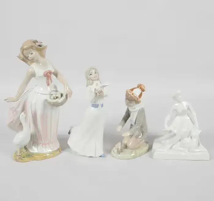 Trzy figurki porcelanowe Tengra Zepphir — praca twórcy Marek na Freshwall Marketplace