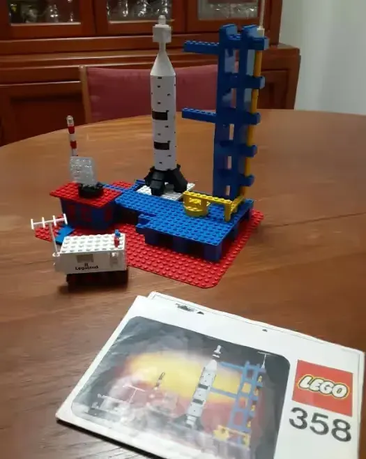tylko dzis LEGO 358 Legoland,Space, baza rakietowa unikat 1973 rok — praca twórcy Daria na Freshwall Marketplace