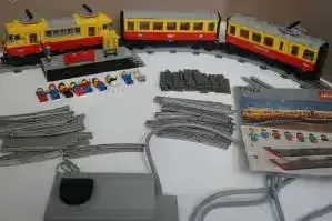 lego 7740,12v Inter-City Pociąg pasażerski unikat 1980 rok — praca twórcy Daria na Freshwall Marketplace