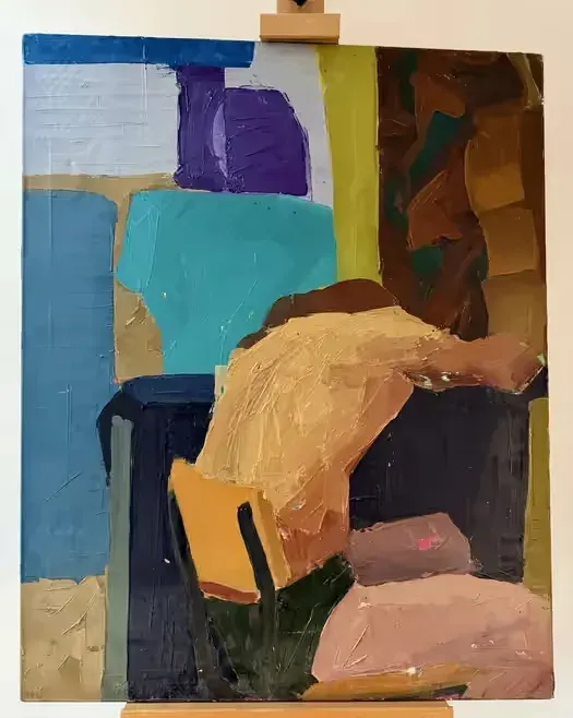 Unikatowy Obraz  AKT MĘSKI – Mateusz BidelKolekcja Festiwalowa 80x100 cm Polska Młoda sztuka  Inwestycja — praca twórcy ArtCollector na Freshwall Marketplace