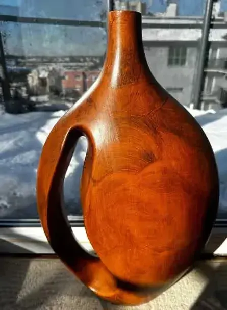 Wazon/dzban ceramiczny 50cm, brąz, nowy. — praca twórcy Ewa na Freshwall Marketplace