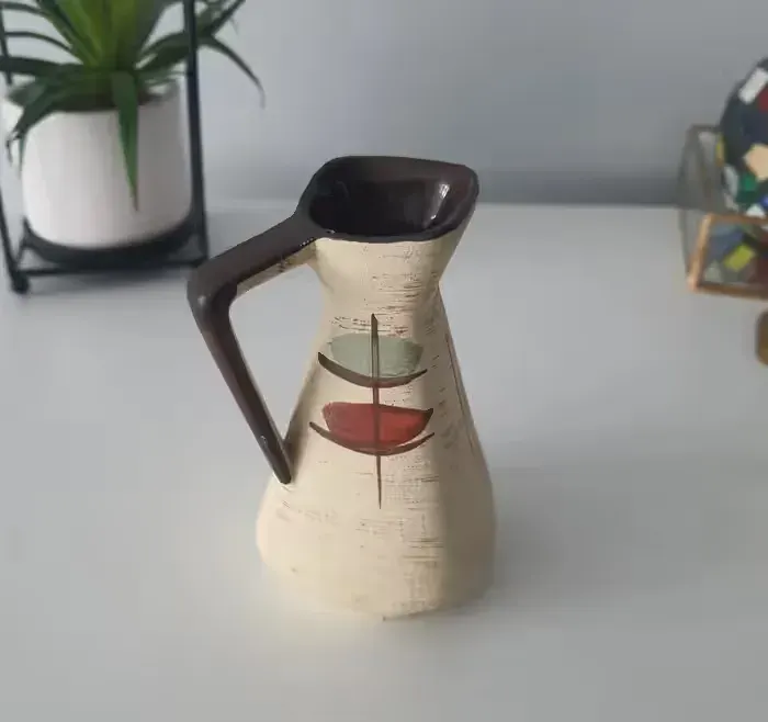 Wazon flakon wazonik ceramiczny Germany Keramik Sygnowany lata 60-te — praca twórcy Anna na Freshwall Marketplace