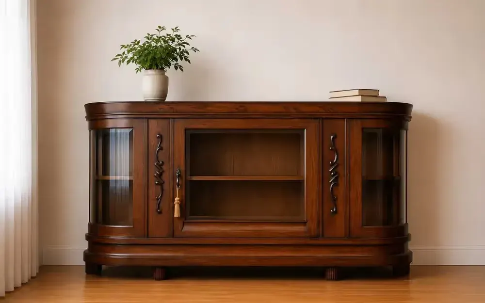 Witrynka Biblioteczka Komoda Antyk – dąb, rzeźby — praca twórcy papi.94 na Freshwall Marketplace