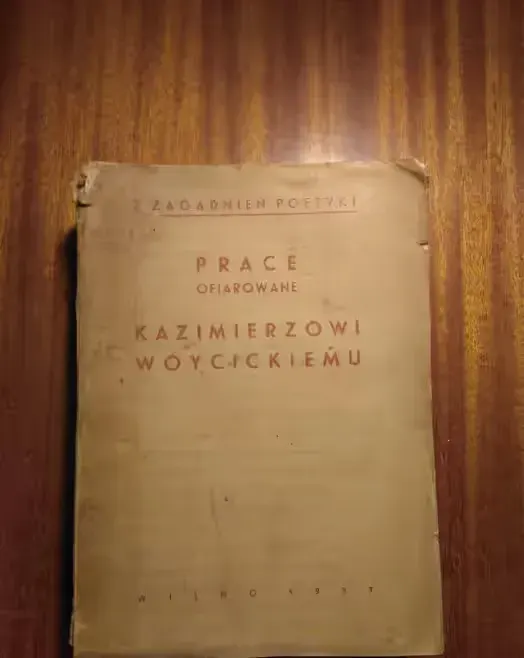 Z zagadnień poetyki. Prace ofiarowane K. Wóycickiemu - 1937 [A] — praca twórcy Leszek na Freshwall Marketplace