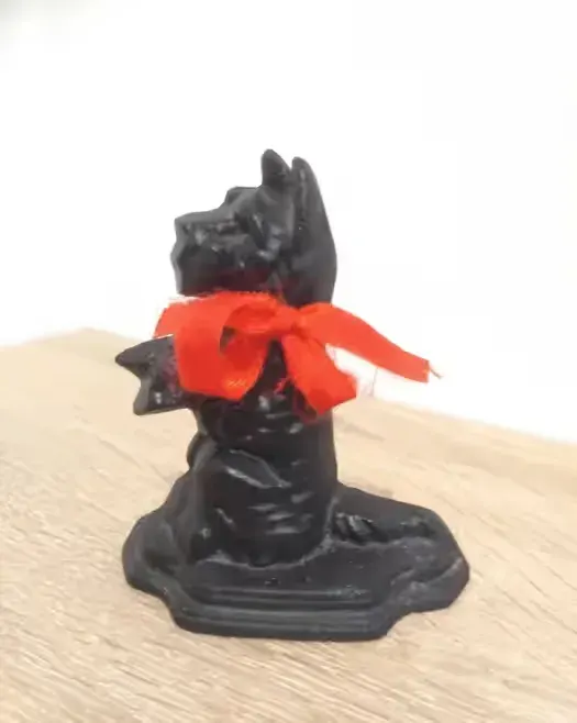 żeliwna figurka Scotty Terriera, odbojnik Bookend, h - 10,5 cm — praca twórcy Maksym na Freshwall Marketplace