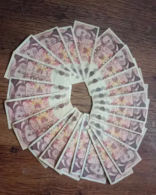 Zestaw 23 banknotów PRL 100 zł Ludwik Waryński Różne Serie — praca twórcy Alunia na Freshwall Marketplace