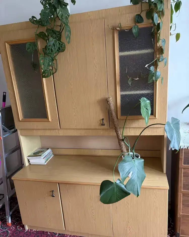 Część PRLowskiej meblo ścianki — praca twórcy Karolina na Freshwall Marketplace