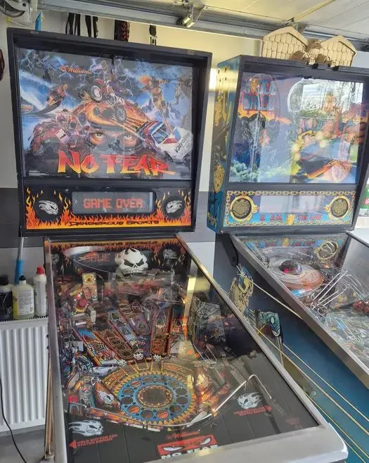 Flipper Pinball  No Fear  oraz Sędzia Dredd — praca twórcy Hubert K. na Freshwall Marketplace