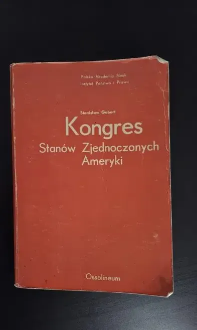 Kongres Stanów Zjednoczonych Ameryki Stanisław Gebert 1981 Ossolineum — praca twórcy Witold N. na Freshwall Marketplace